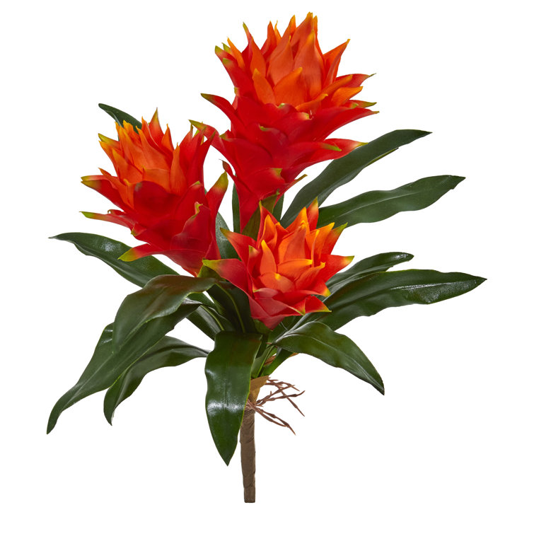 Bay Isle Home Artificial Bromeliad Stem Wayfair Canada
